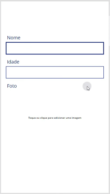 Aplicativo de Cadastro com Selfie – Power Apps 25 Visualizar o aplicativo