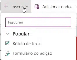 Aplicativo de Cadastro com Selfie – Power Apps 42 Rótulo de Texto
