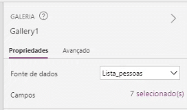 Aplicativo de Cadastro com Selfie – Power Apps 57 conectando galeria vertical