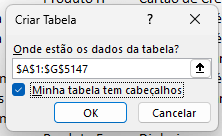 Como Automatizar Tarefas com Power Query no Excel 3 confirmar o intervalo