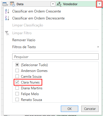 Como Automatizar Tarefas com Power Query no Excel 5 Filtrar Informações no Power Query