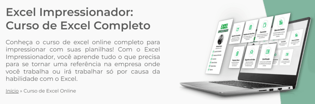 Curso de Excel - Hashtag Treinamentos - Excel Impressionador