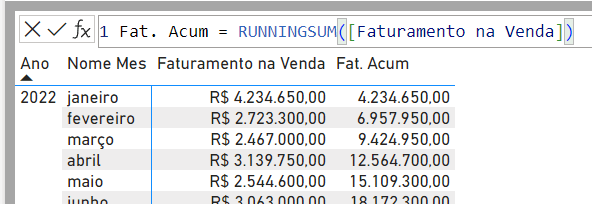 Alterando o nome da fórmula