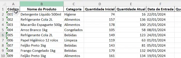 planilha de controle de estoque pronta para download e utilização no Excel