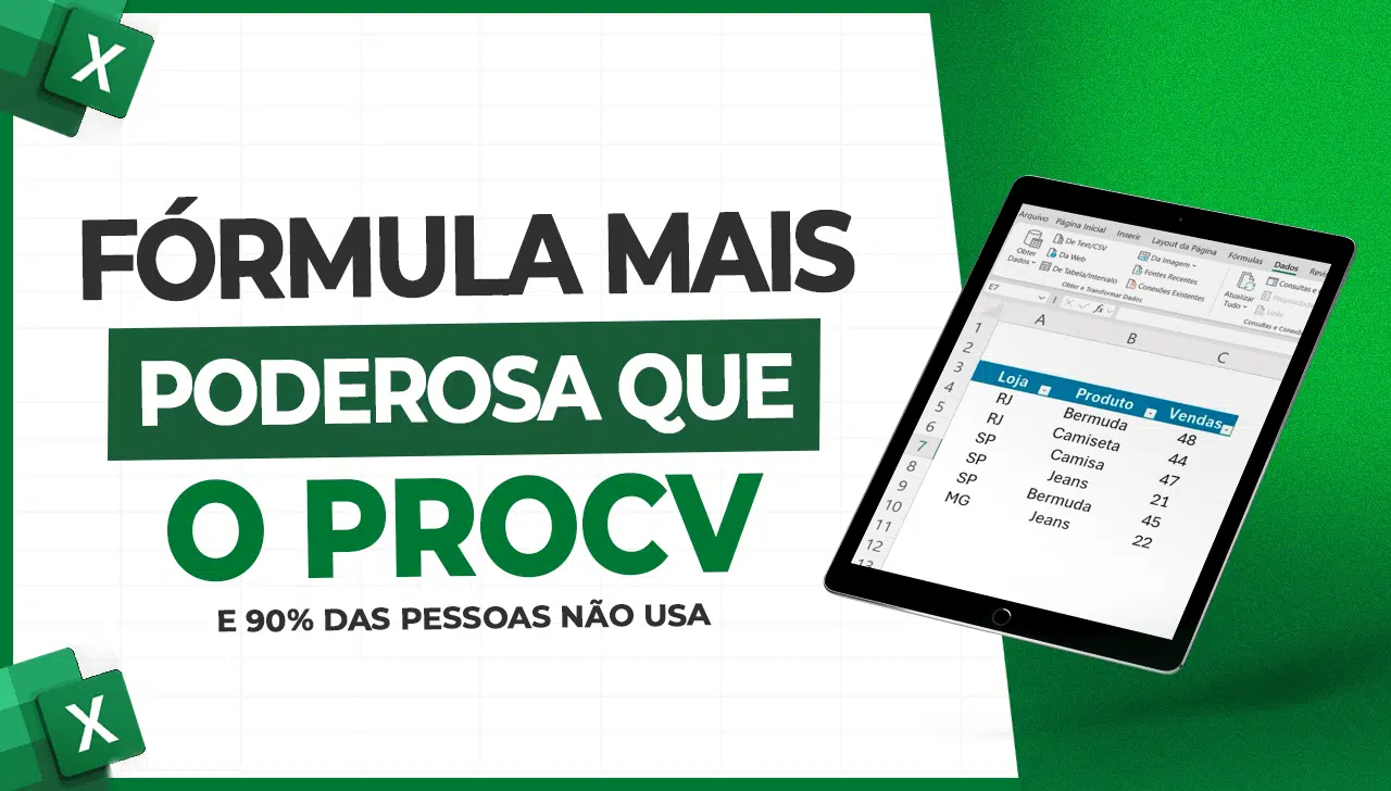 Fórmula AGREGAR no Excel – Mais Poderosa que o PROCV