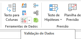 Criando validação de dados