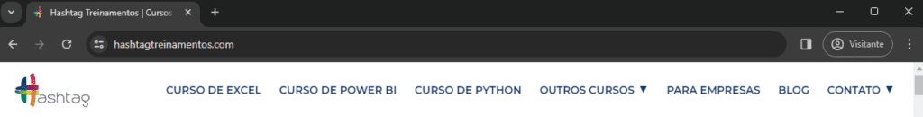 Flexbox CSS – Noções Essenciais para um Layout Flexível 3 navbar no site da Hashtag