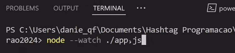 Executando a API