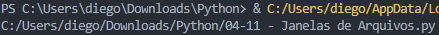 Selecionar Arquivo do Computador com Python