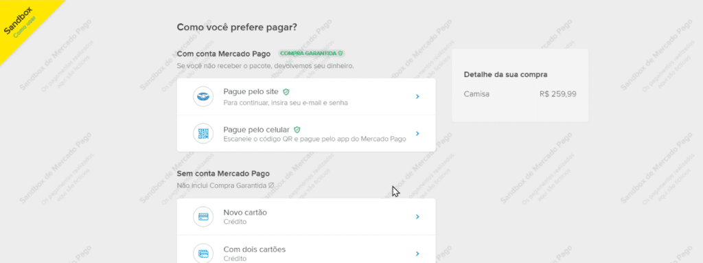 Compra concluída