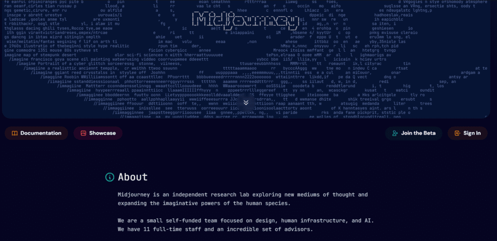 Site do Midjourney