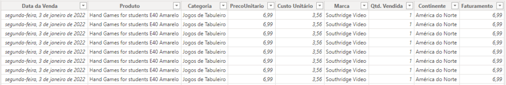 Apresentando a Base de Dados