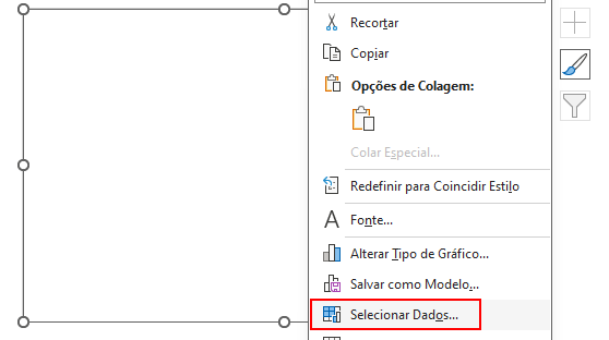 Como Criar Gráficos Impactantes no Excel 4 Popular o Gráfico – Selecionar Série de Dados