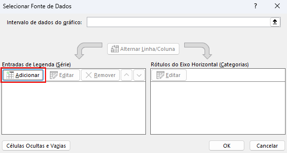 Como Criar Gráficos Impactantes no Excel 5 Popular o Gráfico – Selecionar Série de Dados