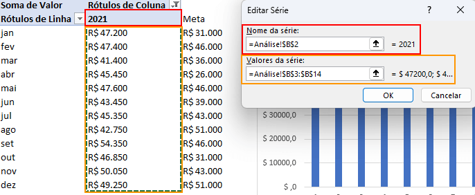 Como Criar Gráficos Impactantes no Excel 6 Popular o Gráfico – Selecionar Série de Dados