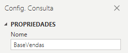 Renoemando a tabela para BaseVendas