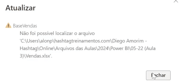 Curso Básico de Power Query – Saia do Zero em Power Query 75 Renomear ou Trocar a Base de Dados de Local