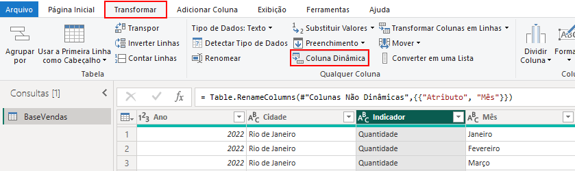 Coluna Dinâmica