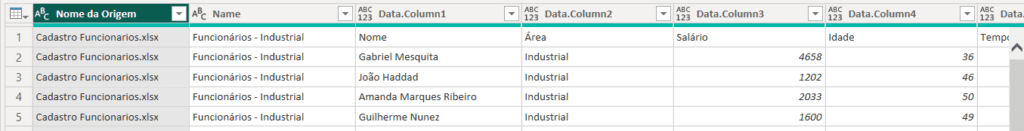 Curso Básico de Power Query – Saia do Zero em Power Query 129 todas as abas em uma única tabela