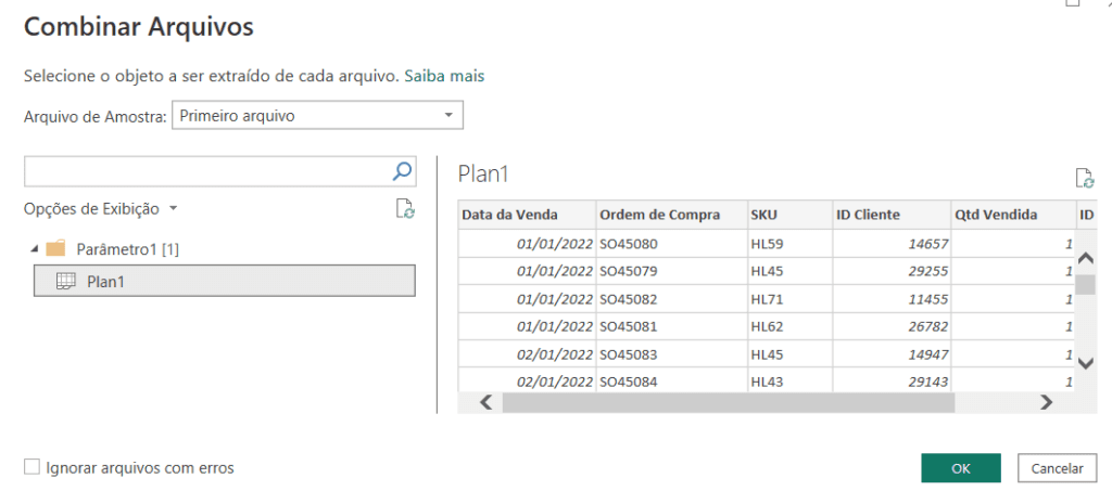 Curso Básico de Power Query – Saia do Zero em Power Query 139 Arquivo de Amostra