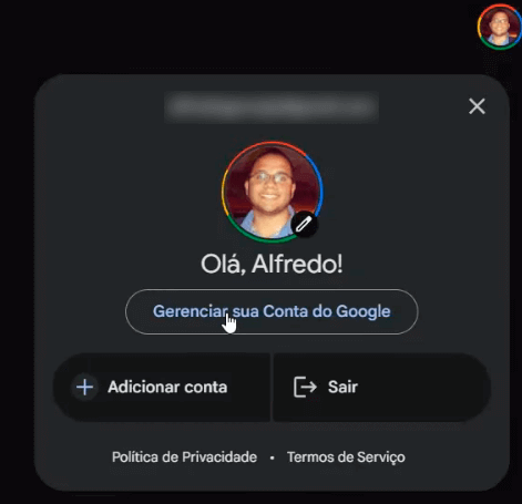 Alterando o Idioma da Conta Google