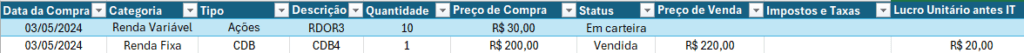💵 Aprenda a Criar uma Planilha de Investimentos no Excel 9 Formatando como Tabela