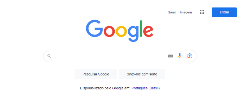 Réplica do Google com HTML e CSS