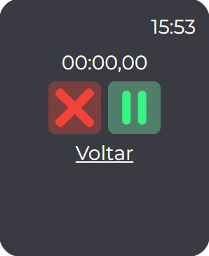 Botão voltar estilizado