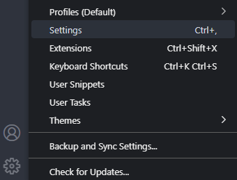 Settings