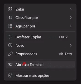 Minicurso de ReactJS - Saia do Zero com Essa Tecnologia 9 Abrir-no-terminal