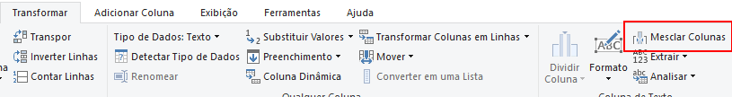 Juntar Informações no Power Query