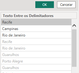 Colunas de Exemplos no Power Query