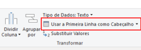 Ajuste de Cabeçalho no Power Query