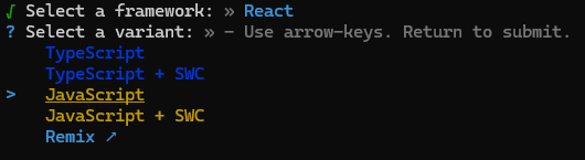 Escolhendo o JavaScript