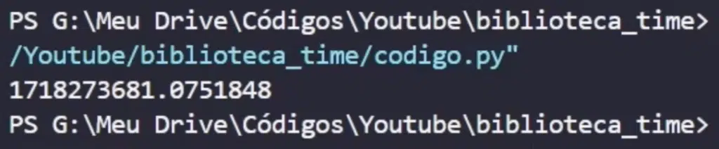 Data EPOCH - Biblioteca time Python