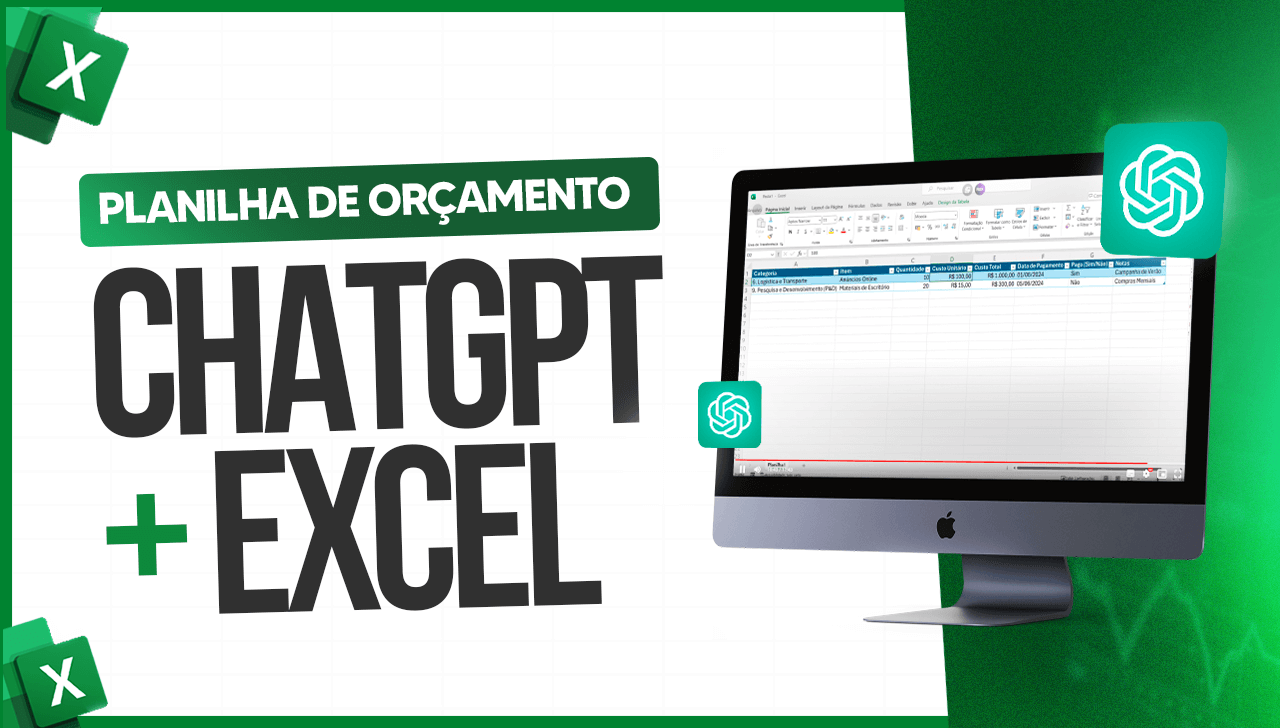 Como Criar uma Planilha de Orçamento com ChatGPT no Excel