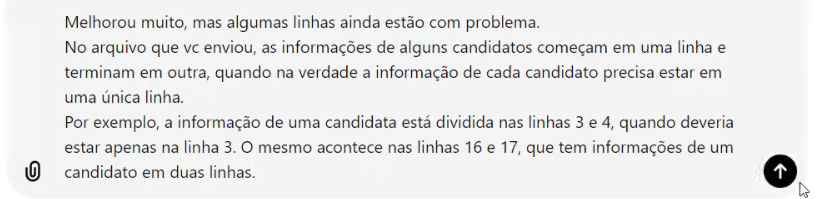 Feedback do Arquivo Gerado – Corrigindo os Erros com o ChatGPT