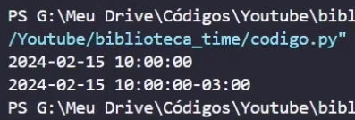 Fuso horário no Python
