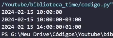 Fuso horário no Python
