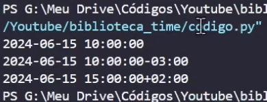 Horário de verão no Python