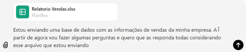 primeiro comando para o ChatGPT