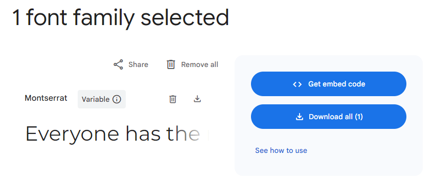 Google Fonts