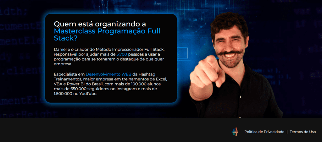footer com z-index
