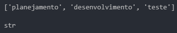 Transformando Strings em Listas