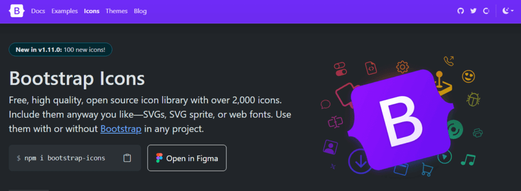 Minicurso de ReactJS - Saia do Zero com Essa Tecnologia 23 Bootstrap Icons – Biblioteca de Ícones