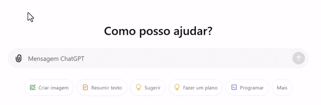 Acessando o ChatGPT
