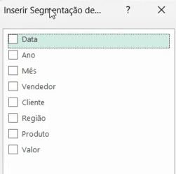 Criando Segmentação de Dados