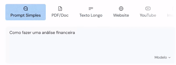 mapa mental sobre como fazer uma análise financeira