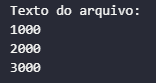 Lista de salários obtidos pelo with no Python