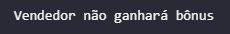 Print da mensagem "Vendedor não ganhará bônus", resultado do else no Python